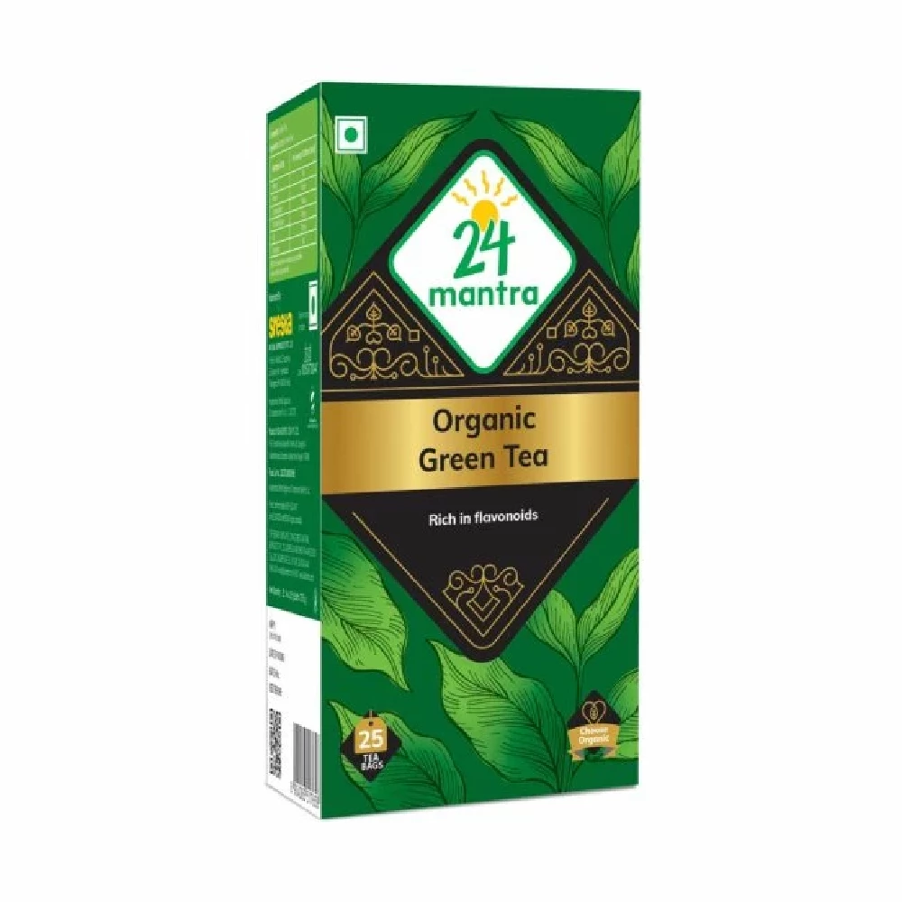 24 Mantra Organic Green Tea, 25 Bags-1.webp